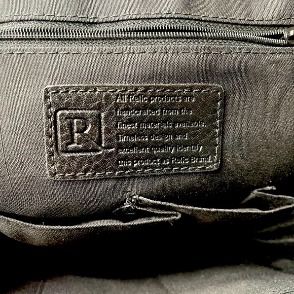 Relic Black Leather Crossbody - Picture 10 of 12